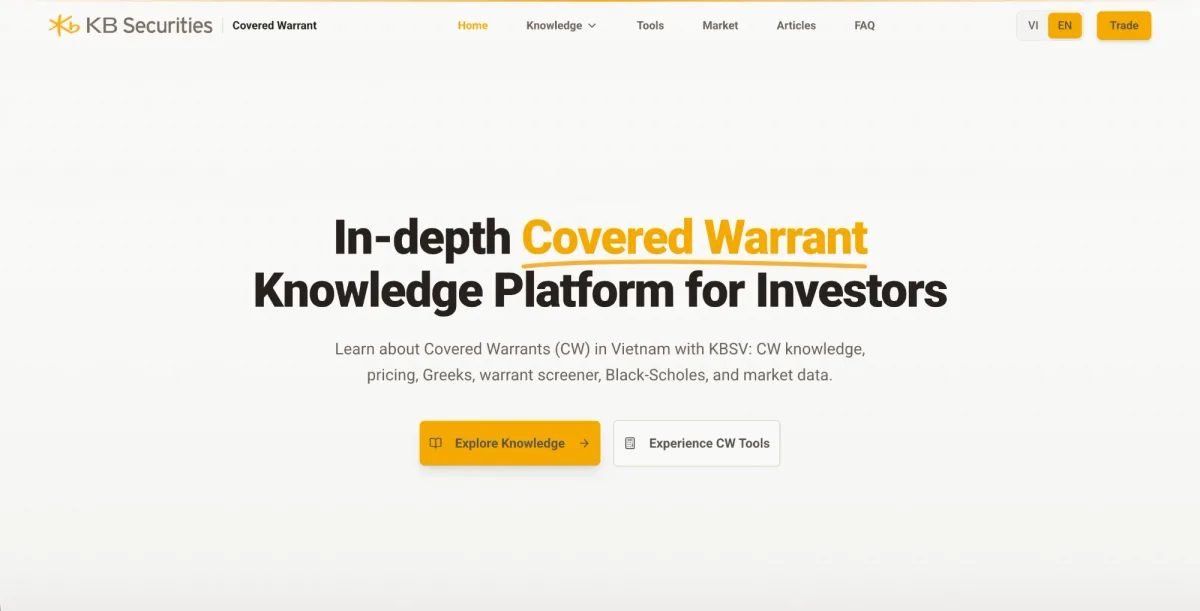 KB Securities CW Portal